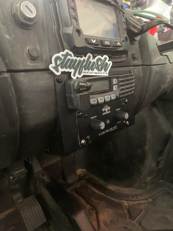 SFM Polaris 200 EFI PCI Kenwood Mount – StayFlush - Dunes 2 Dezert SXS