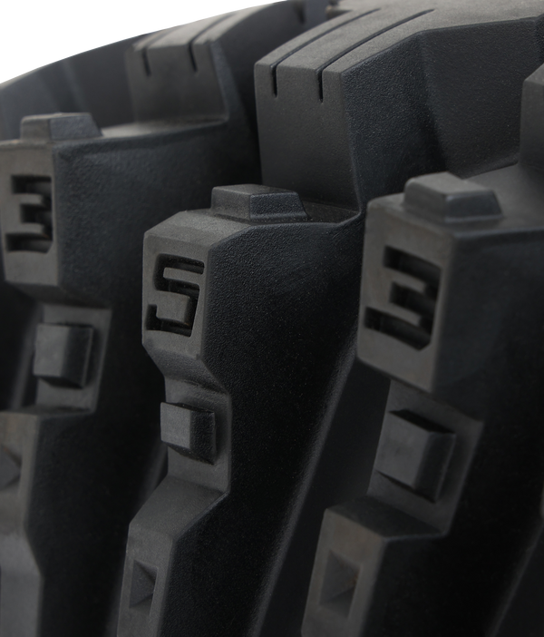 System 3 RC500 and RC500S Rock Crawler Tires with deep tread, soft compound option, and extreme off-road traction.