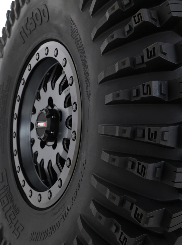 System 3 RC500 and RC500S Rock Crawler Tires with deep tread, soft compound option, and extreme off-road traction.