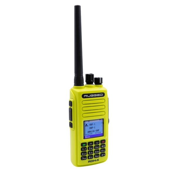 WATERPROOF - Rugged RDH-X - Business Band Two Way Handheld Radio - Digital and Analog - Dunes 2 Dezert SXS