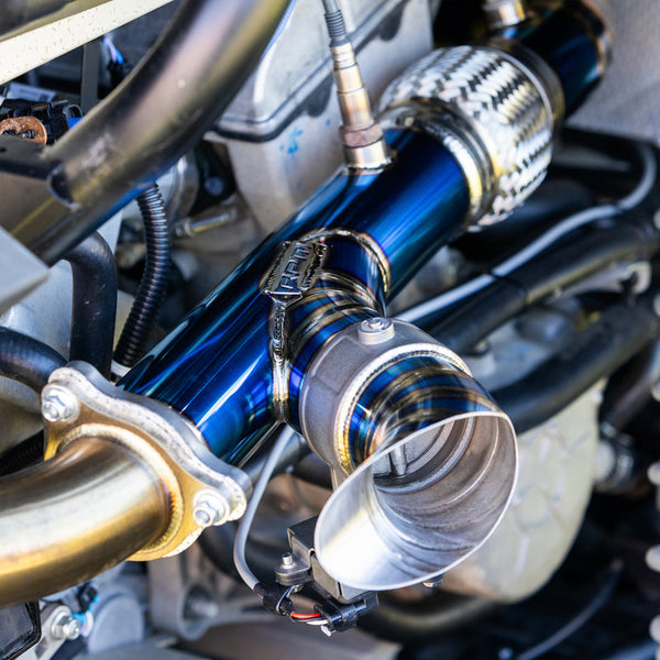 RPM 3" Titanium E-Valve Exhaust – RZR Turbo Models - Dunes 2 Dezert SXS