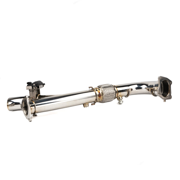 RPM RZR 2.5" E-Valve exhaust with electronic dump for Turbo R, Pro XP & XPT; adds horsepower and turbo sound at the push of a button.