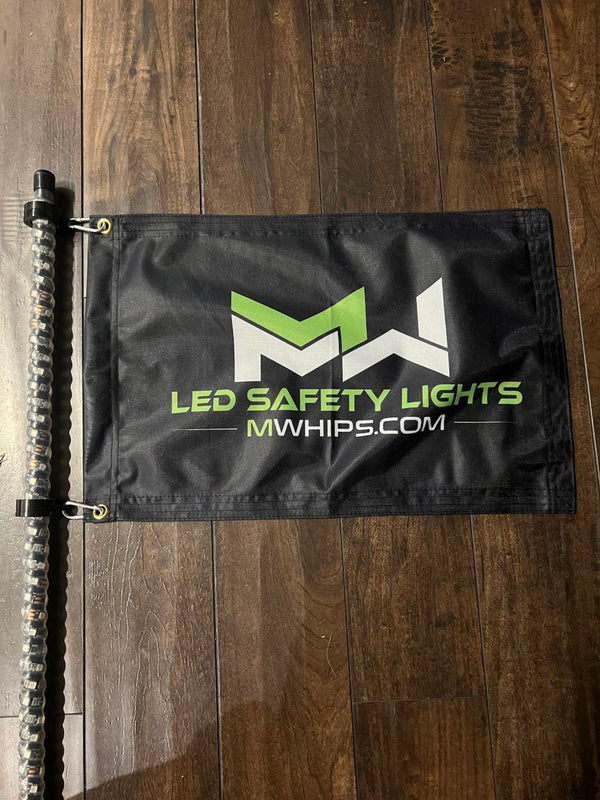 SWIVEL LED WHIP FLAG CLIPS - WHIP PAIR - Dunes 2 Dezert SXS