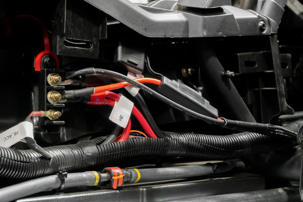 86" Power Harness for Amplifier Installation - 80Amp Fused | UTVS-HRN-AMP-PWR-86 - Dunes 2 Dezert SXS