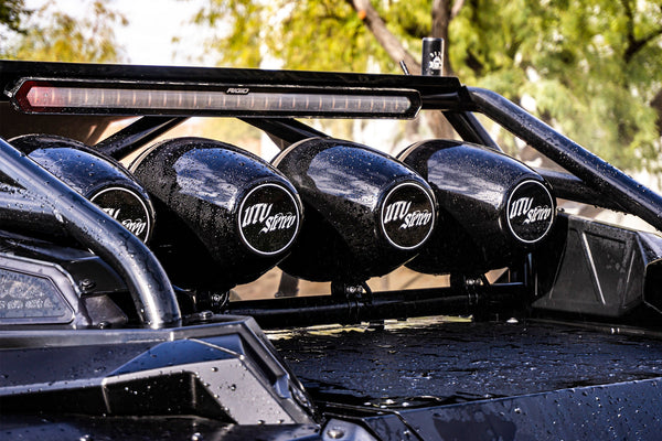 RZR® Pro Series Rear Speaker Bar | UTVS-PRO-R-SPK-BAR - Dunes 2 Dezert SXS