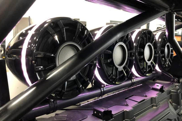 RZR® Pro Series Rear Speaker Bar | UTVS-PRO-R-SPK-BAR - Dunes 2 Dezert SXS