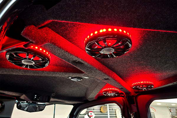 Polaris® Ranger 1500 Overhead Speaker Adapters (Pair) | UTVS-RNG-OSA-REAR - Dunes 2 Dezert SXS