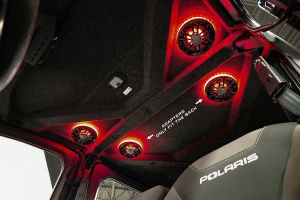 Polaris® Ranger 1500 Overhead Speaker Adapters (Pair) | UTVS-RNG-OSA-REAR - Dunes 2 Dezert SXS