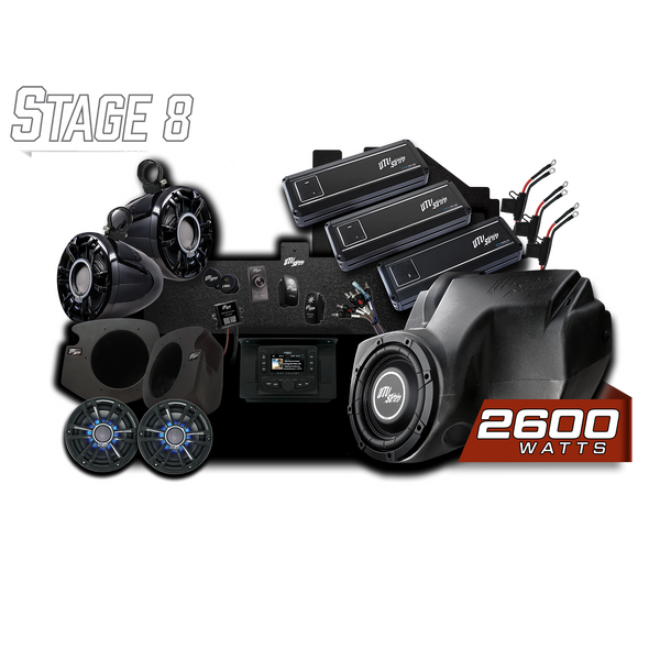 RZR® Signature Series Stage 8 Stereo Kit | UTVS-RZR-S8-S - Dunes 2 Dezert SXS