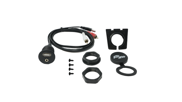 RZR Pocket Display Unit Mount W/ Rocker Switch Cutouts | UTVS-RZR-HUMT-PKT-RKR - Dunes 2 Dezert SXS