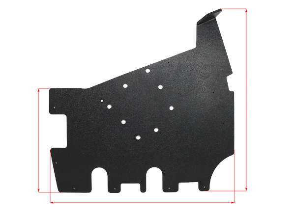 Can-Am X3 Upper Amplifier Mount | UTVS-X3-AMPMT-UP - Dunes 2 Dezert SXS