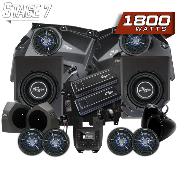 Can-Am® X3 Signature Series Stage 7 Stereo Kit | UTVS-X3-S7-S - Dunes 2 Dezert SXS