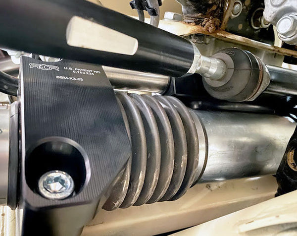 SANDCRAFT Steering Support for 2018–2024 CAN-AM 72" with billet tie rods, clevis brackets, and complete mounting hardware