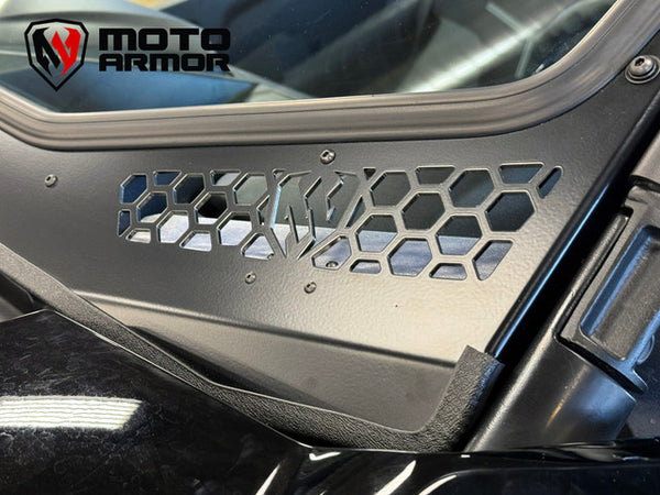 Moto Armor full glass windshield with vents for CF Moto Z Force 950 / 800 Trail โ DOT laminated safety glass