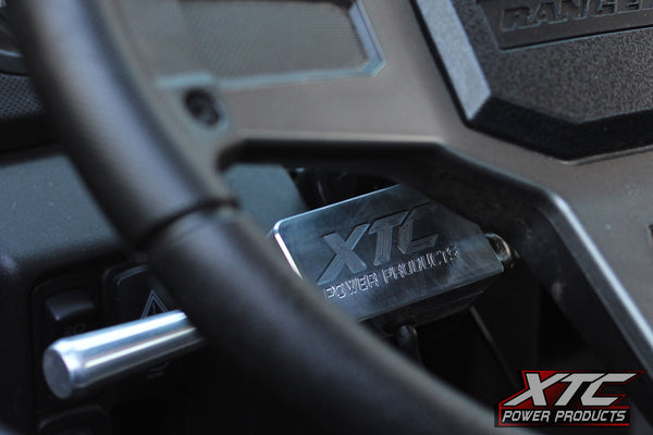 XTC Polaris Ranger XP 1000 turn signal kit with billet lever and plug-and-play install for 2019–2024 models, hazard switch included