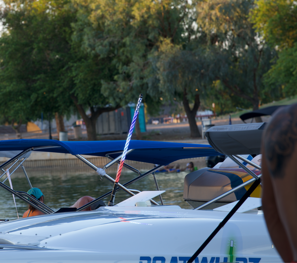 3' Spiral Wound LED Whip (Bluetooth) - Dunes 2 Dezert SXS