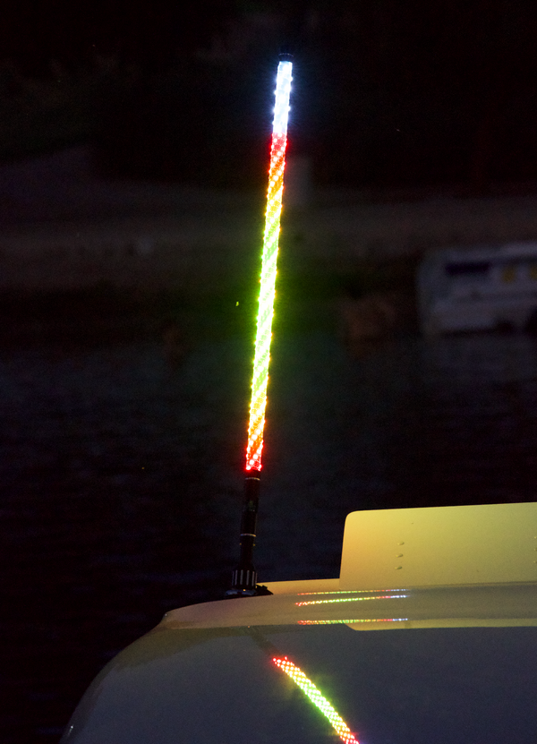 3' Spiral Wound LED Whip (Bluetooth) - Dunes 2 Dezert SXS