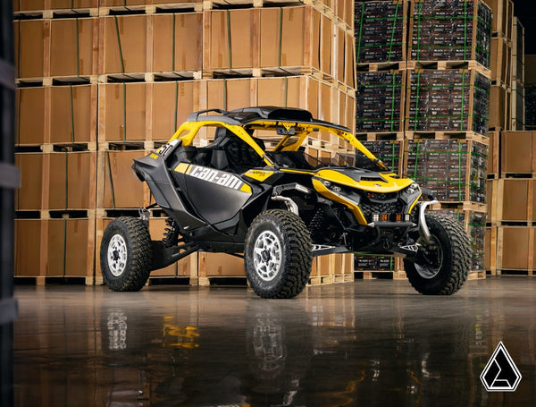 Assault Industries High-Clearance Boxed A-Arms for Can-Am Maverick R – 2.5” Lift, Steel Construction, Heavy-Duty Suspension Upgrade