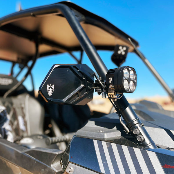 Cuero Pro Mirror Light Combo in Black - Dunes 2 Dezert SXS