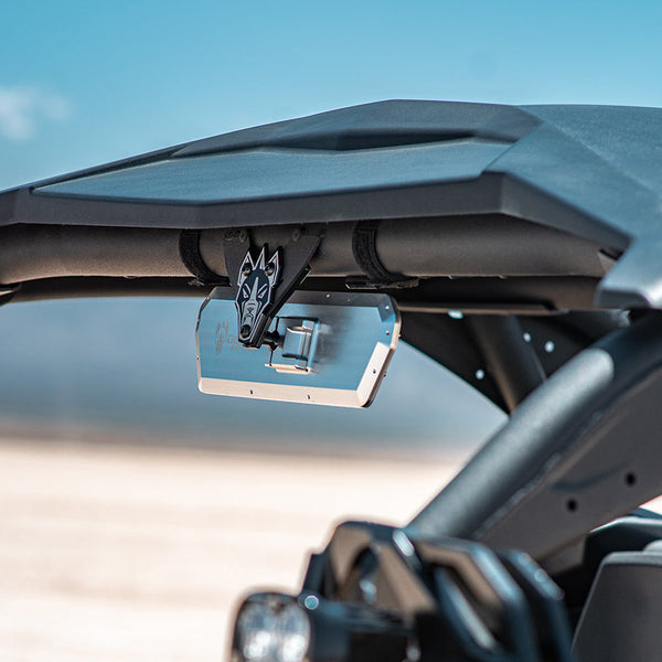 X3 Specific Super DELUXE 11" Offroad UTV Center Rearview Mirror - Dunes 2 Dezert SXS