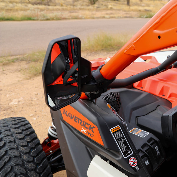 Offroad Rear View Side Mirror for UTV (Pack of 2) For 1.6" - 2" Roll Cage Bar - Dunes 2 Dezert SXS