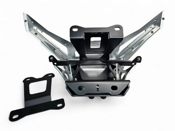 2017 to Current Can-Am X3 Maverick Machined Billet Front Winch Bumper (Clear Anodize) - Dunes 2 Dezert SXS