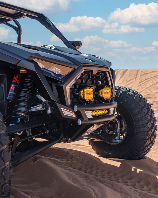 2022 + Polaris Pro R, Pro S, Turbo R Amp Front Bumper - Dunes 2 Dezert SXS