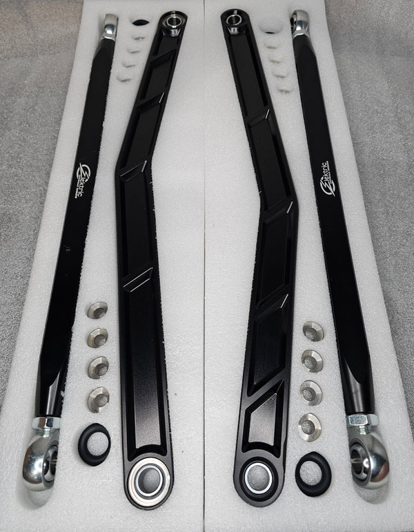 2020 to Current Polaris RZR Pro XP Radius Rods in Black Finish - Dunes 2 Dezert SXS