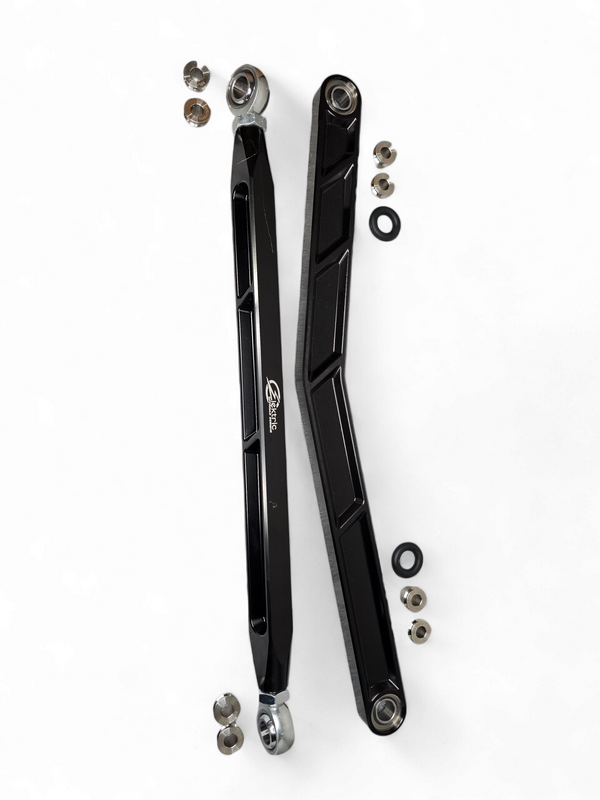 2020 to Current Polaris RZR Pro XP Radius Rods in Black Finish - Dunes 2 Dezert SXS