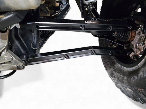 2020 to Current Polaris RZR Pro XP Radius Rods in Black Finish - Dunes 2 Dezert SXS