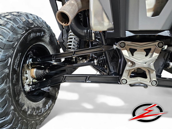 2020 to Current Polaris RZR Pro XP Radius Rods in Black Finish - Dunes 2 Dezert SXS