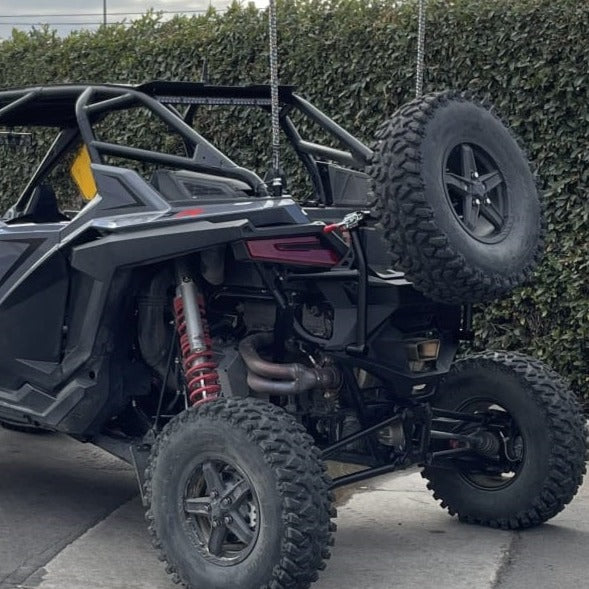 Polaris RZR Pro R Swing out Spare Tire Carrier by Fastlab - Dunes 2 Dezert SXS