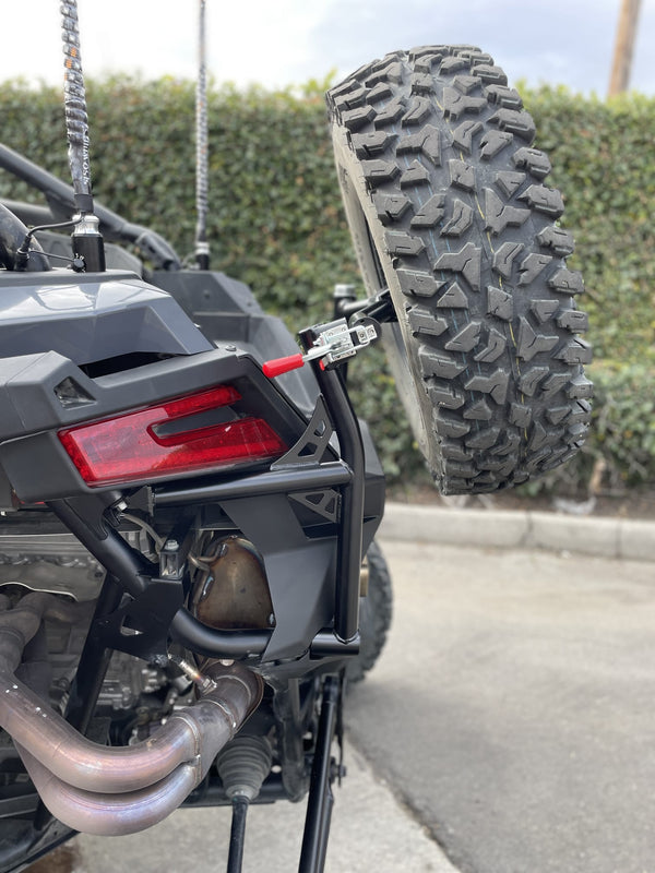 Polaris RZR Pro R Swing out Spare Tire Carrier by Fastlab - Dunes 2 Dezert SXS