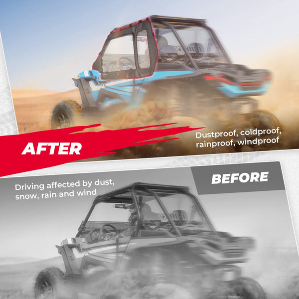 Cab Enclosures Front Windshield for Polaris RZR XP 1000/4 - Dunes 2 Dezert SXS