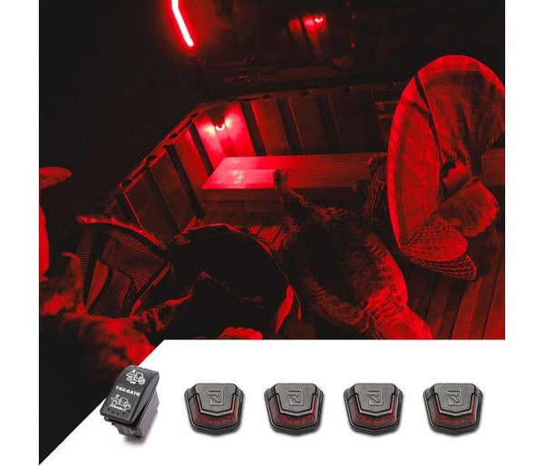 RAVEK Red Trunk Bed Light – Auto-On Tailgate LED Kit