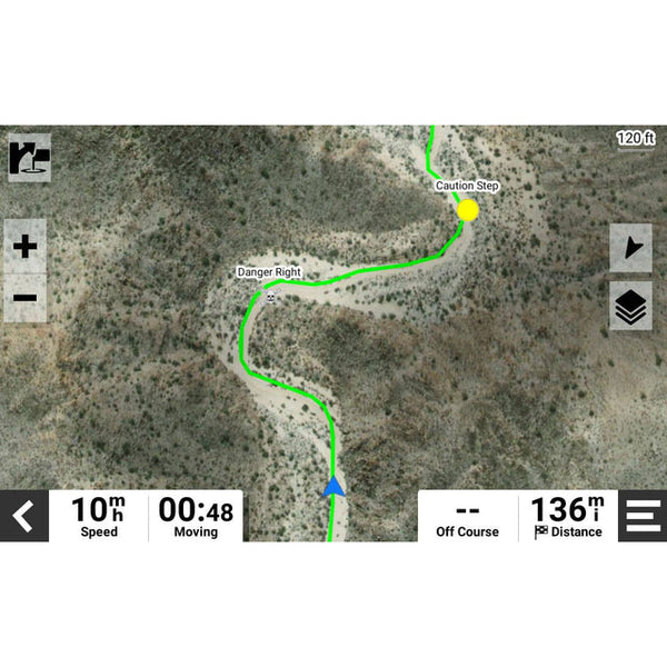 Garmin Tread XL Baja 10-inch off-road GPS navigator with team tracking and custom race notes.