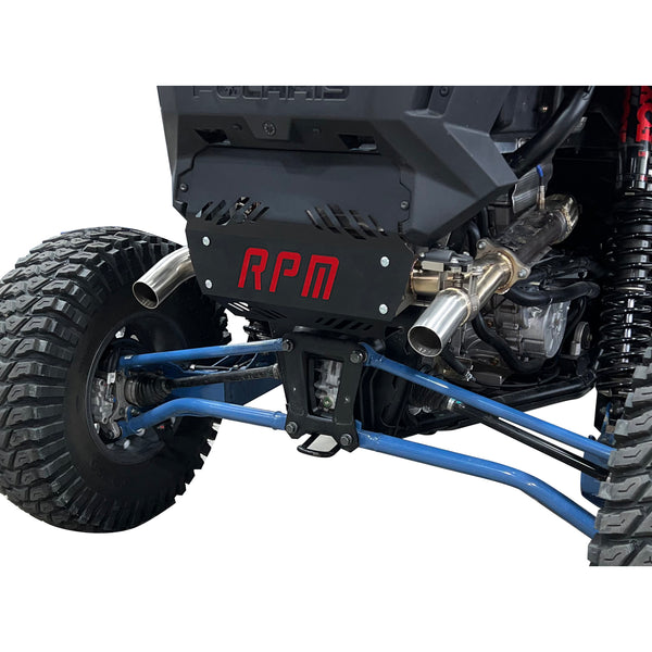 RPM RZR PRO XP, Turbo R E-Valve Muffler Dual Tip - Dunes 2 Dezert SXS