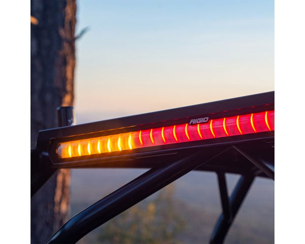 Rigid Chase Bar horizontal surface mount kit with 15° tilt, stainless steel construction, and UV-resistant finish for rear LED bar installs.