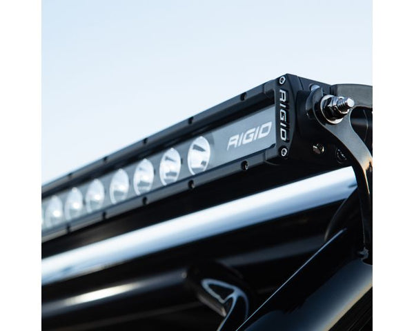 Rigid Industries 20-inch Radiance Plus SR-Series LED Light Bar with 8 RGB backlight color options and single-row spot optics.
