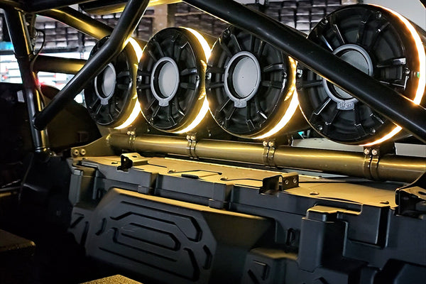 RZR® Pro Series Rear Speaker Bar | UTVS-PRO-R-SPK-BAR - Dunes 2 Dezert SXS