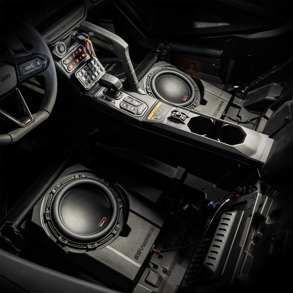 2024-2025 Can-Am® Maverick R, Phase-6 K-Spec 1650watt 6-Speaker System with Kicker Horns - Dunes 2 Dezert SXS