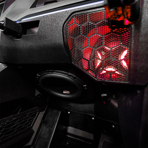 2020-2024 Polaris® RZR PRO Series Phase-3 V-Spec 3-Speaker 1400watt System for Ride Command - Dunes 2 Dezert SXS