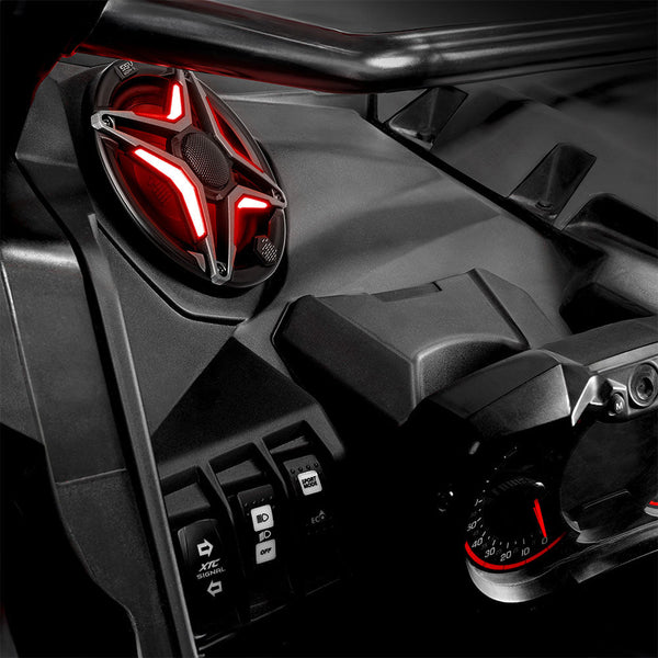 2017-2025 Can-Am® Maverick X3 Front-Dash 6.5" Speaker-Panels - Dunes 2 Dezert SXS