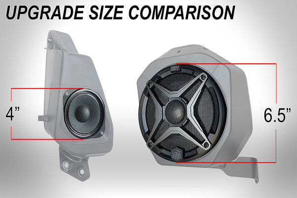2021-2024 Ford Bronco 4-Door Rear Speaker Pod 6.5in Upgrade - Dunes 2 Dezert SXS
