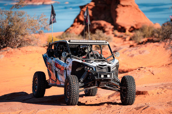 2016-2025 CanAm X3 Start/Stop Button Relocation Mounting Kit - Dunes 2 Dezert SXS