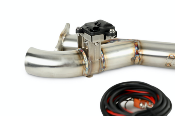 SIDE PIECE Header Pipe with Electronic Cutout - RZR Turbo - Dunes 2 Dezert SXS