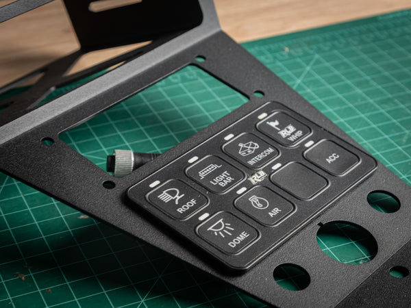 SFM Rugged Radios + RLB 8-Gang Mount – Polaris Pro R / XP - Dunes 2 Dezert SXS