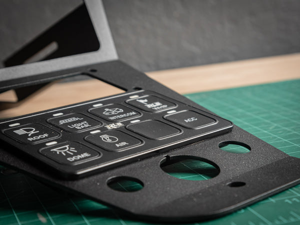 SFM Rugged Radios + RLB 8-Gang Mount – Polaris Pro R / XP - Dunes 2 Dezert SXS