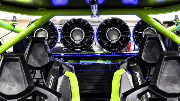 RZR® Pro Series Rear Speaker Bar | UTVS-PRO-R-SPK-BAR - Dunes 2 Dezert SXS