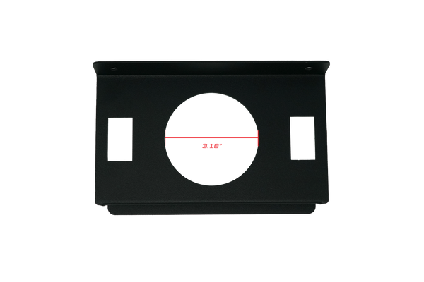 RZR Pocket Display Unit Mount W/ Rocker Switch Cutouts | UTVS-RZR-HUMT-PKT-RKR - Dunes 2 Dezert SXS